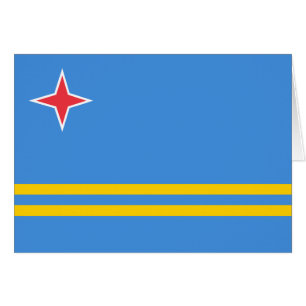 Patriotische Aruba-Flagge
