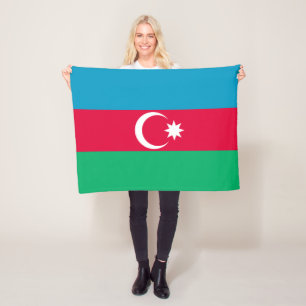 Patriotische Aserbaidschan-Flagge-Fleece-Decke Fleecedecke