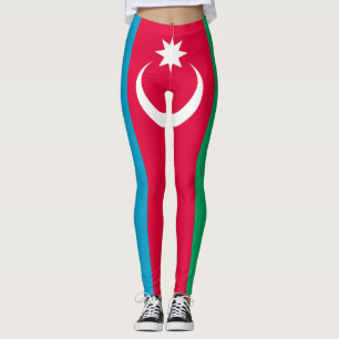 Patriotische Aserbaidschan-Flaggen-Leggings Leggings