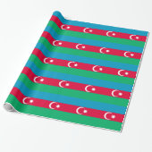 Patriotische aserbaidschanische Flagge Geschenkpapier (Ungerollt)