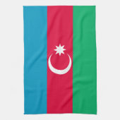 Patriotische aserbaidschanische Flagge Geschirrtuch (Vertikal)