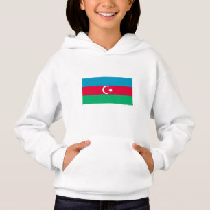 Patriotische aserbaidschanische Flagge Hoodie