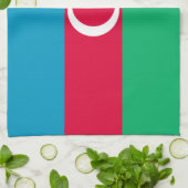 Patriotische aserbaidschanische Flagge Küchentuch (Gefaltet)