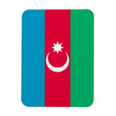 Patriotische aserbaidschanische Flagge Magnet (Vertikal)