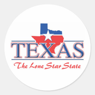 Patriotische Aufkleber Texas