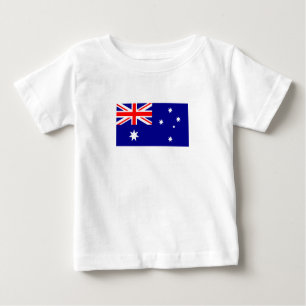 Patriotische australische Flagge Baby T-shirt