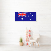 Patriotische australische Flagge Banner (Insitu)