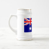 Patriotische australische Flagge Bierglas (Links)
