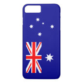 Patriotische australische Flagge Case-Mate iPhone Hülle (Rückseite)