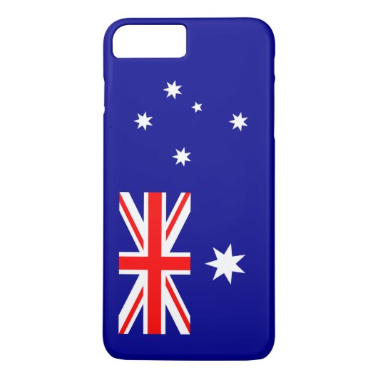 Patriotische australische Flagge Case-Mate iPhone Hülle (Rückseite)