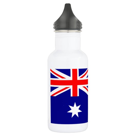 Patriotische australische Flagge Edelstahlflasche (Links)