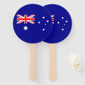 Patriotische australische Flagge Fächer (Vorne und Hinten)
