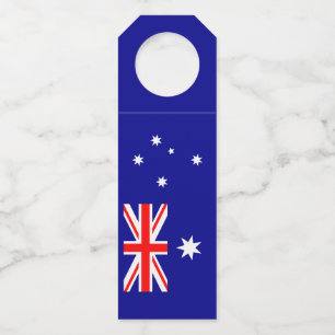 Patriotische australische Flagge Flaschenanhänger