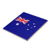 Patriotische australische Flagge Fliese (Seite)