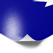 Patriotische australische Flagge Fotodruck (Ecke)