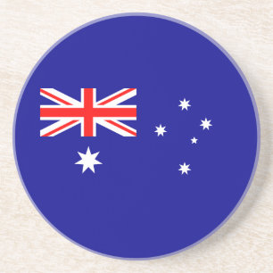Patriotische australische Flagge Getränkeuntersetzer