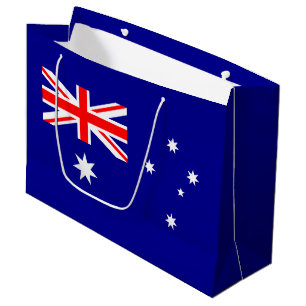 Patriotische australische Flagge Große Geschenktas Geschenktüte