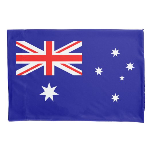 Patriotische australische Flagge Kissenbezug (Vorderseite)