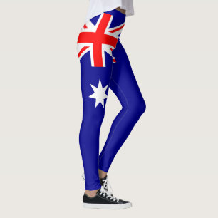 Patriotische australische Flagge Leggings