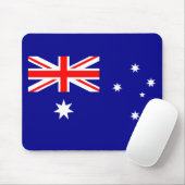 Patriotische australische Flagge Mauspad (Mit Mouse)