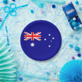 Patriotische australische Flagge Pappteller (Party)