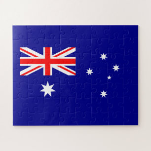Patriotische australische Flagge Puzzle