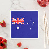 Patriotische australische Flagge Serviette (Beispiel)