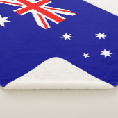 Patriotische australische Flagge Sherpa Blanket Sherpadecke (3/4)
