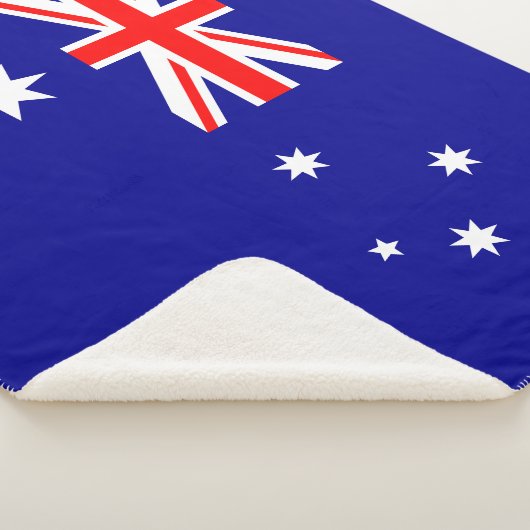 Patriotische australische Flagge Sherpa Blanket Sherpadecke (3/4)