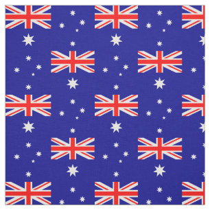 Patriotische australische Flagge Stoff