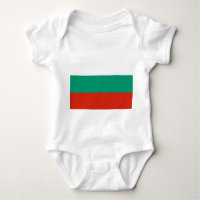 Patriotische Babybodysuit mit Flagge Bulgarien