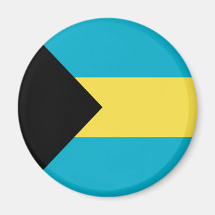 Patriotische bahamianische Flagge Magnet
