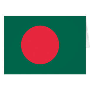 Patriotische bangladeschische Flagge