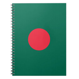 Patriotische bangladeschische Flagge Notizblock