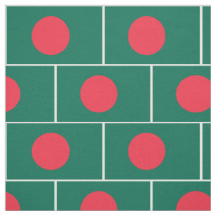 Patriotische bangladeschische Flagge Stoff
