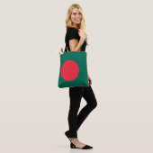 Patriotische Bangladeshi Flag Tote Bag Tasche (Am Model)
