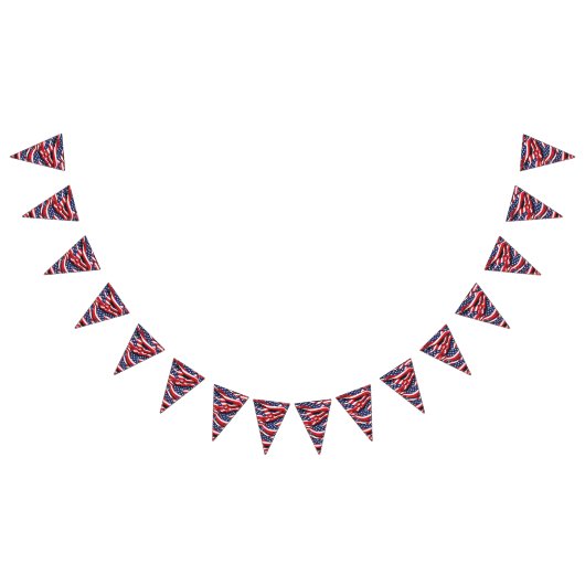 Patriotische Bannerflags Wimpelkette (Alle)