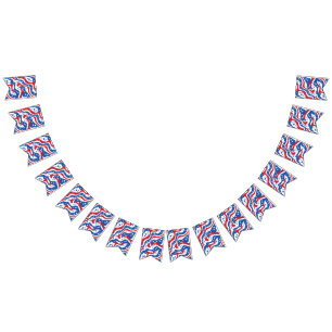 Patriotische Bannerflags Wimpelkette
