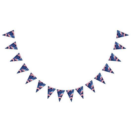 Patriotische Bannerflags Wimpelkette (Alle)