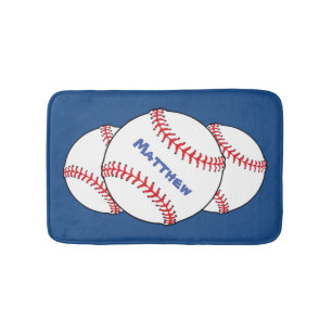 Patriotische Baseball-Bad-Matten Badematte
