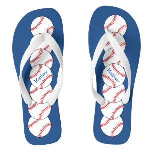Patriotische Baseball-Flip-Flops Badesandalen