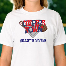 Patriotische Baseball-Schwester Sis von Cooperstow