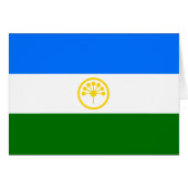 Patriotische Bashkortostan-Flagge (Vorderseite (Horizontal))