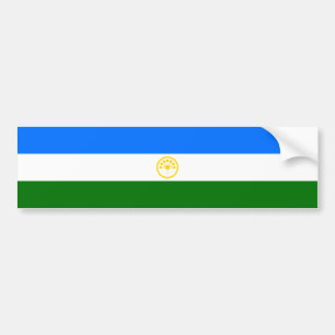 Patriotische Bashkortostan-Flagge Autoaufkleber