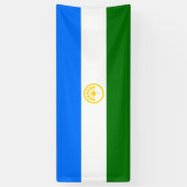 Patriotische Bashkortostan-Flagge Banner (Vertikal)