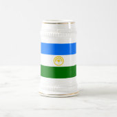 Patriotische Bashkortostan-Flagge Bierglas (Mittel)