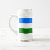 Patriotische Bashkortostan-Flagge Bierglas (Links)