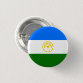 Patriotische Bashkortostan-Flagge Button (Vorne & Hinten)