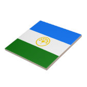 Patriotische Bashkortostan-Flagge Fliese (Seite)