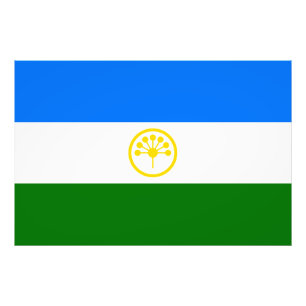 Patriotische Bashkortostan-Flagge Fotodruck